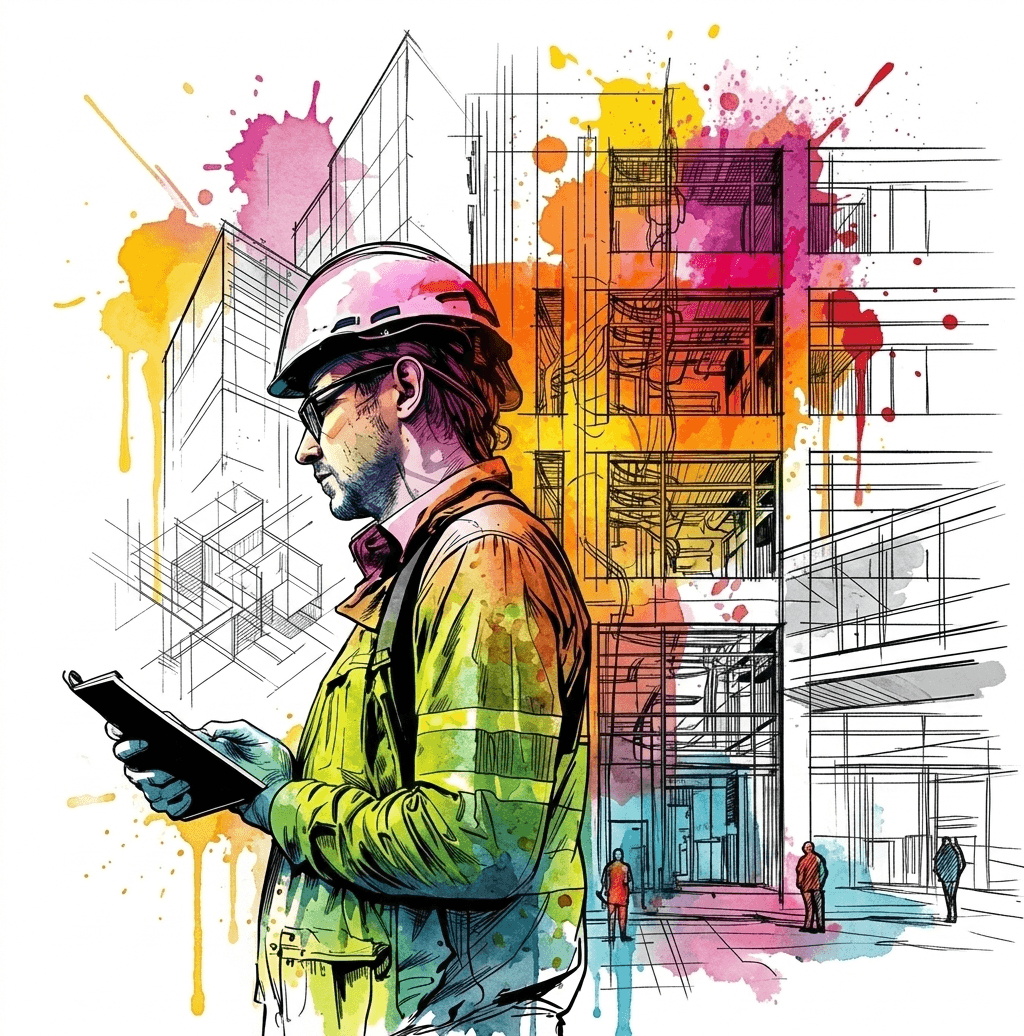 Supplier having Quality Check in-front of a Building