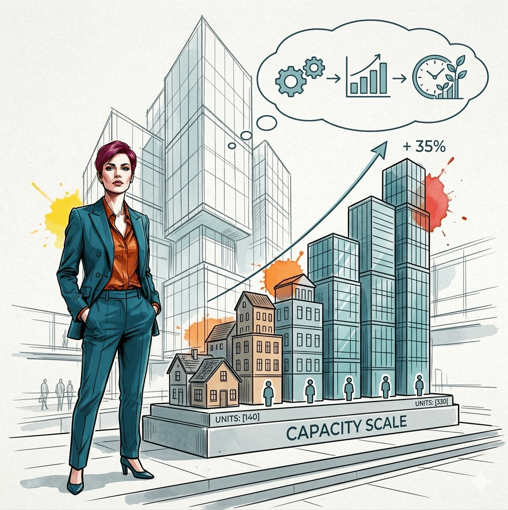 140 vs. 330 Einheiten pro Mitarbeiter — was der Unterschied wirklich bedeutet