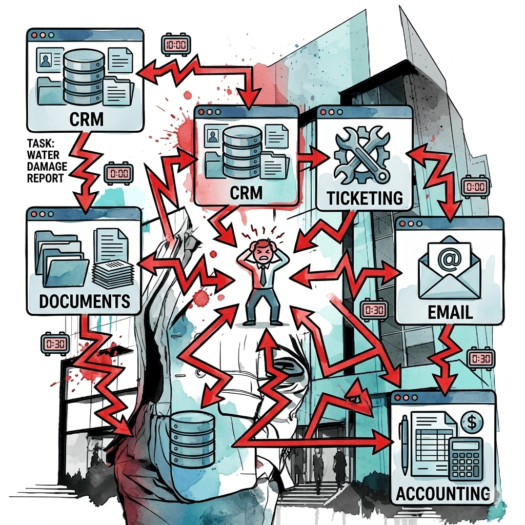 Das Tool-Chaos-Problem — warum mehr Software nicht die Lösung ist
