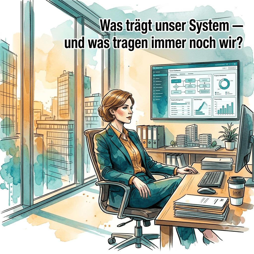 Was das System trägt — und was noch immer das Team trägt